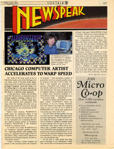 Chicago Computer Artist Accelerates to Warp Speed